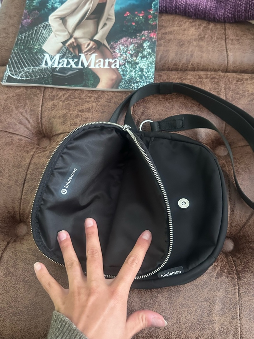 lululemon Crossbody Black Belt Bag - Picture 5 of 5